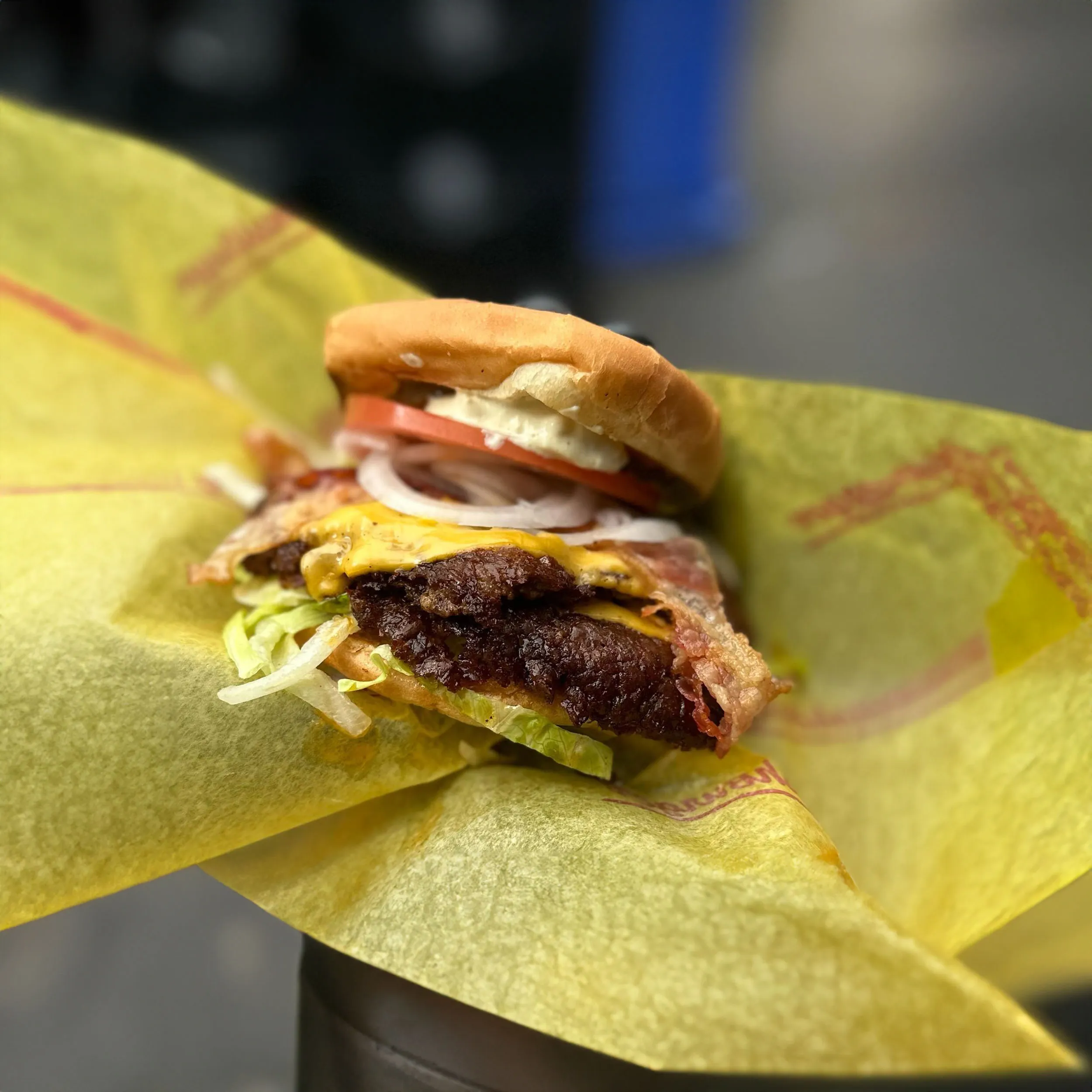 Photograph of burger from MidCity
